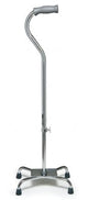 Complete Medical Mobility Products Lumex Silver Collection Quad Cane-Low Prof-Alum Sm Base(Ea)
