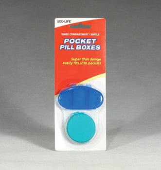 Complete Medical Aids to Daily Living Pocket Pill Boxes