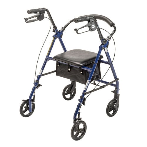 Rollator Steel Blue w/6" Whls Knocked-Down