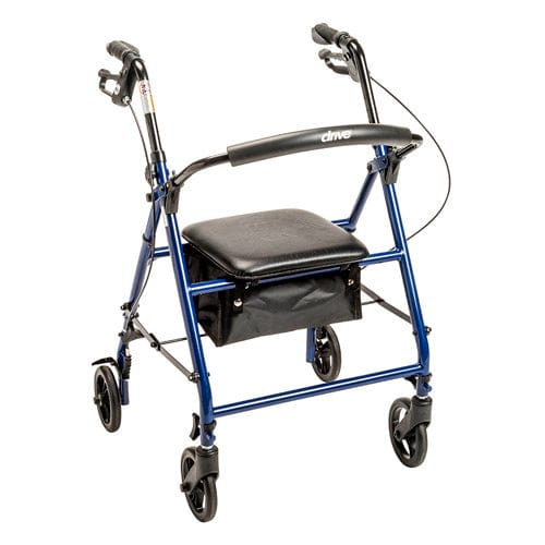 Complete Medical Mobility Products Rollator Steel Blue w/6" Whls Knocked-Down