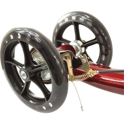 Complete Medical Mobility Products Knee Scooter, Deluxe, Roscoe Burgundy