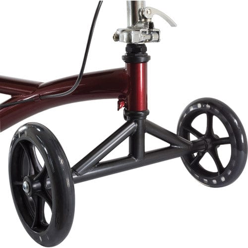 Complete Medical Mobility Products Knee Scooter, Deluxe, Roscoe Burgundy