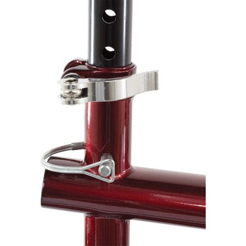 Complete Medical Mobility Products Knee Scooter, Deluxe, Roscoe Burgundy