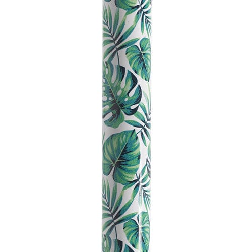 Complete Medical Mobility Products Offset Cane with Gel Grip Green Leaves