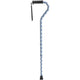 Complete Medical Mobility Products Offset Cane with Gel Grip Plaid