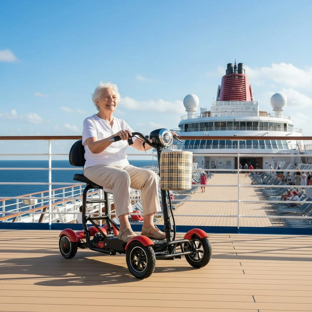 Fold & Travel Mobility Mobility Scooter Mobility Scooter Cruiser City Hopper 3 Wheel 4 Wheels Scooter