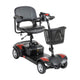 Complete Medical Mobility Products Scout 4 Compact Travel Scooter 4-Wheel, 12AH Batt, Red/Blue