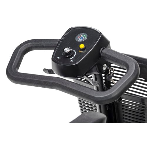Complete Medical Mobility Products Scout 4 Compact Travel Scooter 4-Wheel, 20AH Batt, Red/Blue