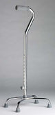 Complete Medical Mobility Products Easy-Care Large Base Quad Cane By Guardian