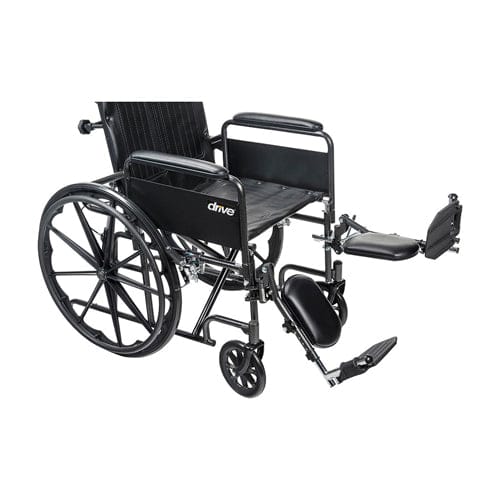 Complete Medical Wheelchairs & Accessories Silver Sport Recliner WC with Vinyl Upholstery/DFA 18"