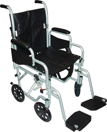 Complete Medical Wheelchairs & Accessories Poly-Fly Wheelchair/Transport Lightweight Comb Chair 18"