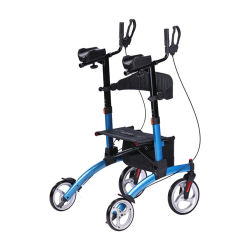 Complete Medical Mobility Products Elevate Upright Walker Blue