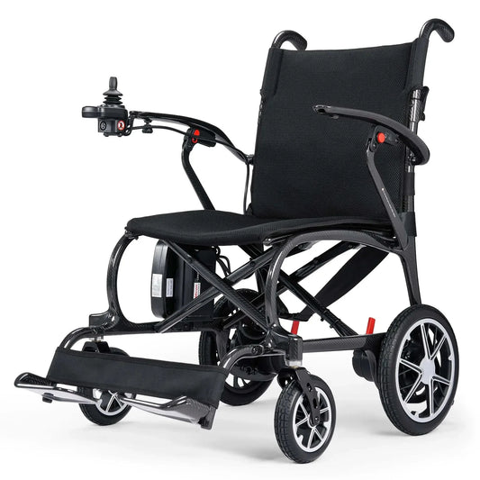 THRIVE Electric Wheelchair Lightest Carbon Fiber Electric Wheelchair Foldable Travel Ready
