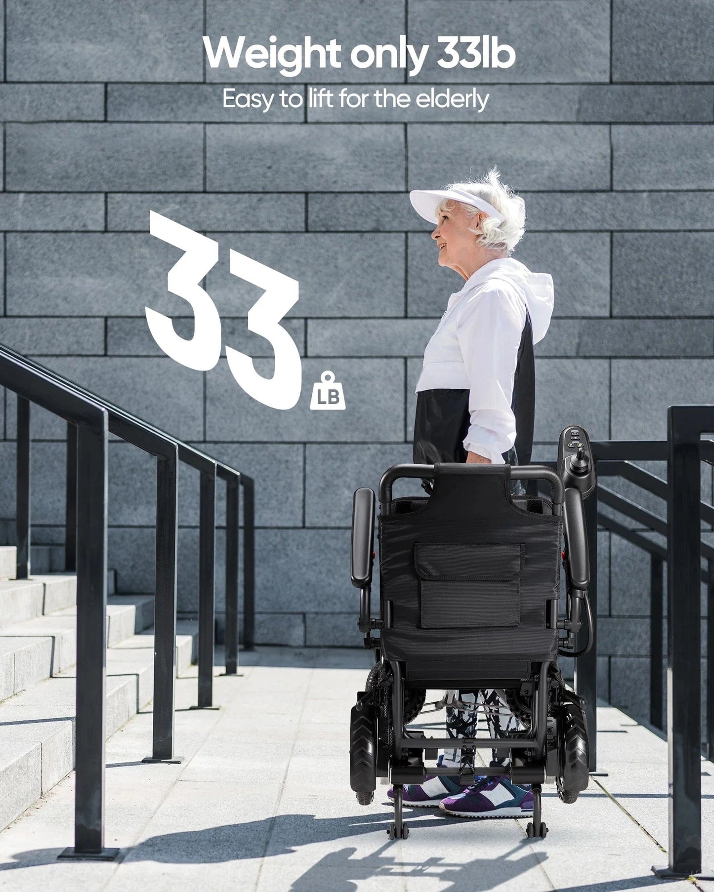 THRIVE Electric Wheelchair Airline Approved Foldable Lightweight Electric Wheelchair