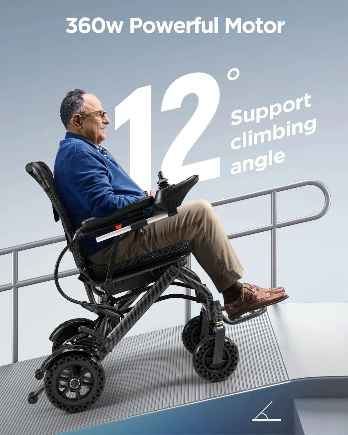THRIVE Electric Wheelchair Airline Approved Foldable Lightweight Electric Wheelchair