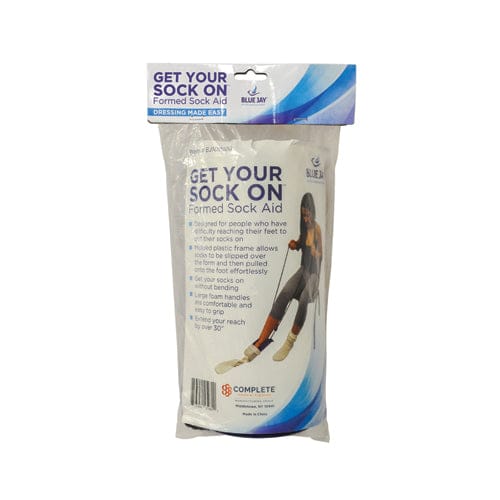 Complete Medical Aids to Daily Living Get Your Sock On Sock Aid Formed w/Foam Handles