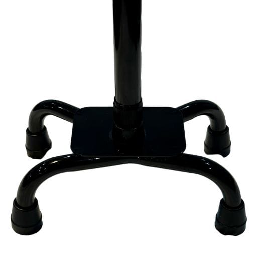 Complete Medical Mobility Products Quad Cane, Small Base, Black by Blue Jay Brand