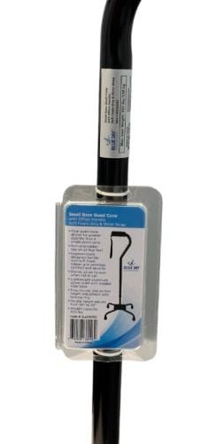 Complete Medical Mobility Products Quad Cane, Small Base, Black by Blue Jay Brand