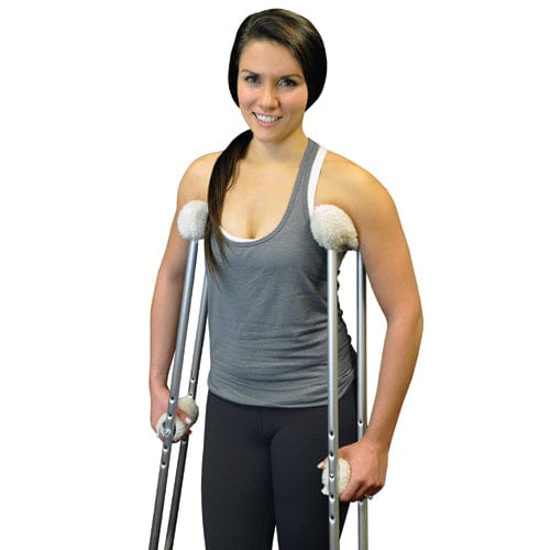 Complete Medical Mobility Products Soft n' Plush Comfort Crutch Fleece Covers Set