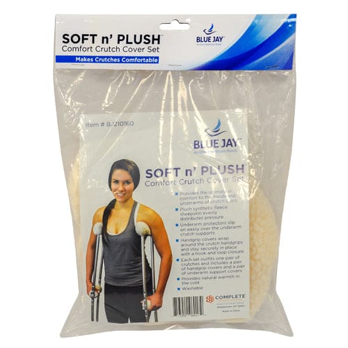 Complete Medical Mobility Products Soft n' Plush Comfort Crutch Fleece Covers Set