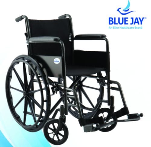 ROLL WITH ME 18" K1 Wheelchair Fixed Full Arms & SDF
