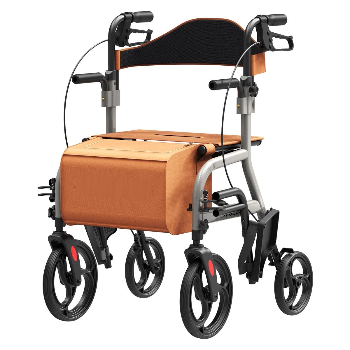 Fold & Travel Mobility Rollator 2 in 1 Rollator Walker R1