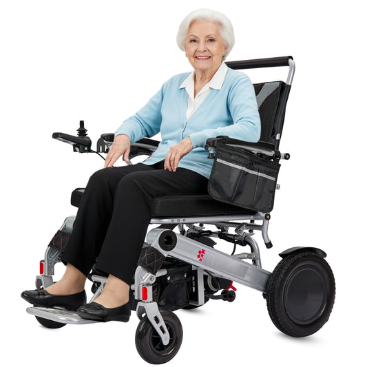 Fold & Travel Mobility Electric Wheelchair Mammoth EX Auto Fold