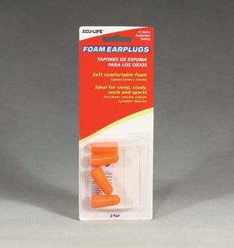 Complete Medical Aids to Daily Living Foam Earplugs, 2pr