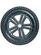 Fold & Travel Mobility Spare Parts Solid Electric Wheelchair Rear Wheel with Honey comb Structure Puncture Free