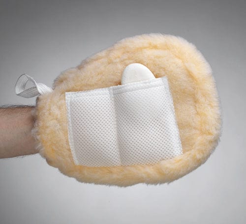 Complete Medical Aids to Daily Living Sheepskin Bath Mitt, Universal