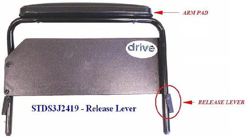 Complete Medical Wheelchairs & Accessories Full Arm only, Left side for Cruiser III Wheelchairs