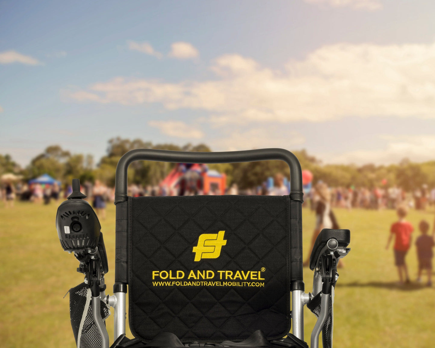 Fold and Travel Electric Wheelchair Fold And Travel Auto Folding Electric Wheelchair Power Wheel Chair BLACK