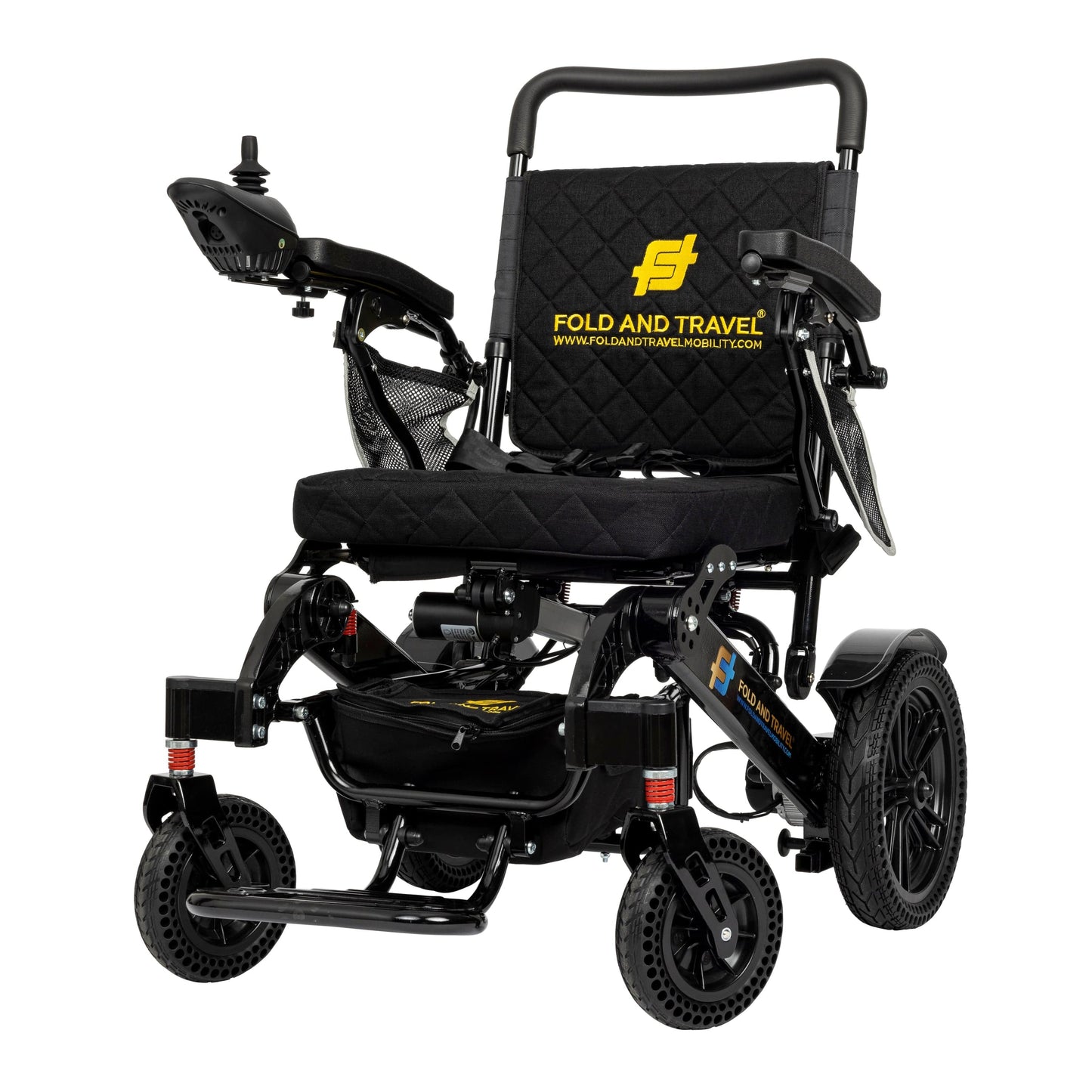 Fold and Travel Electric Wheelchair Fold And Travel Auto Folding Electric Wheelchair Power Wheel Chair BLACK
