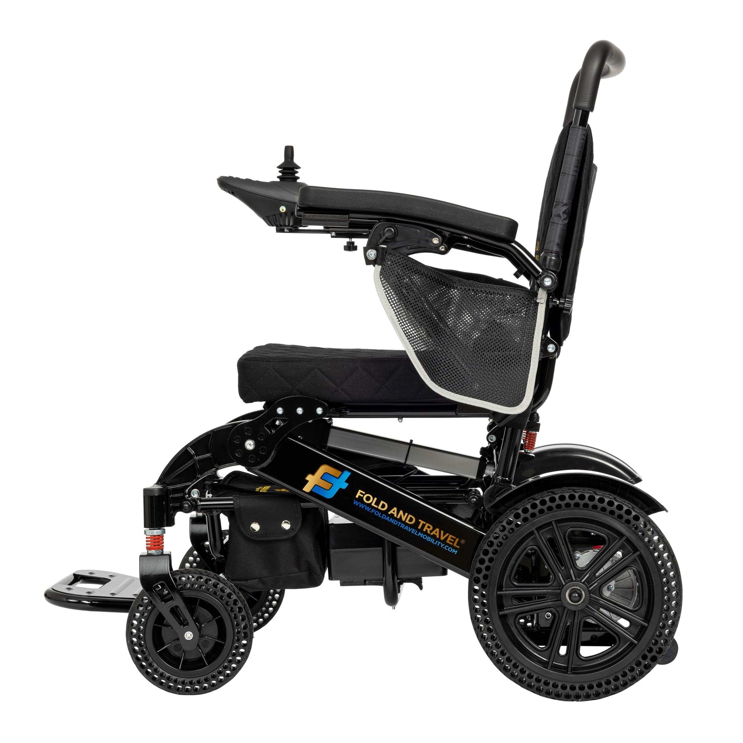 Fold and Travel Electric Wheelchair Fold And Travel Auto Folding Electric Wheelchair Power Wheel Chair BLACK