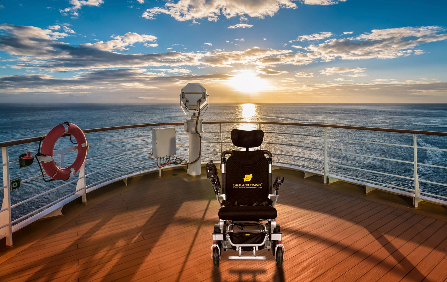 Fold and Travel Electric Wheelchair Fold And Travel Auto Recline Electric Wheelchair Lightweight Power Wheel Chair GOLD