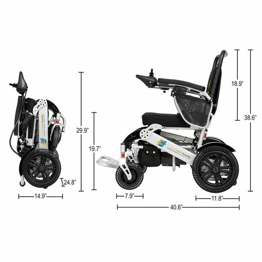 Electric Wheelchair Premium Remote Control Gray FT9000