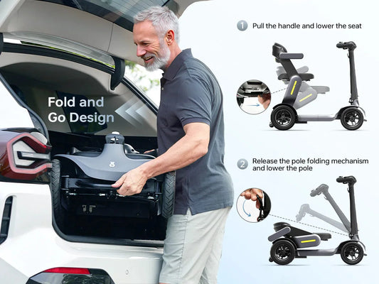 The Life of Emmanuel with the "Fold and Travel Mobility" Electric Wheelchair