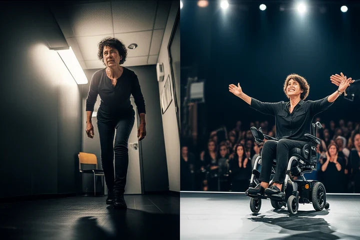 What if Michelle Kwan Had Used a Fold and Travel Mobility Electric Wheelchair?