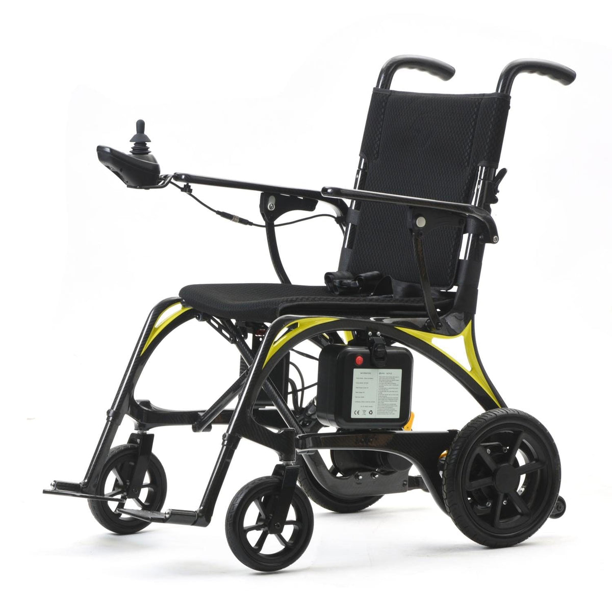 Fold & Travel Mobility WHEELCHAIR Ultra Lightweight Carbon Fiber Electric Wheelchair - LEOPARD