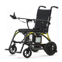 Fold & Travel Mobility WHEELCHAIR Ultra Lightweight Carbon Fiber Electric Wheelchair - LEOPARD