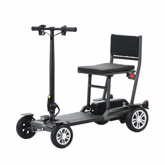 Fold & Travel Mobility WHEELCHAIR Lynx All-Terrain Electric Mobility Scooter – Foldable, Long Range, 300W Motor