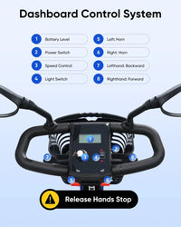 Fold & Travel Mobility accessibility equipment 4 Wheel Scooter with Display YL09B