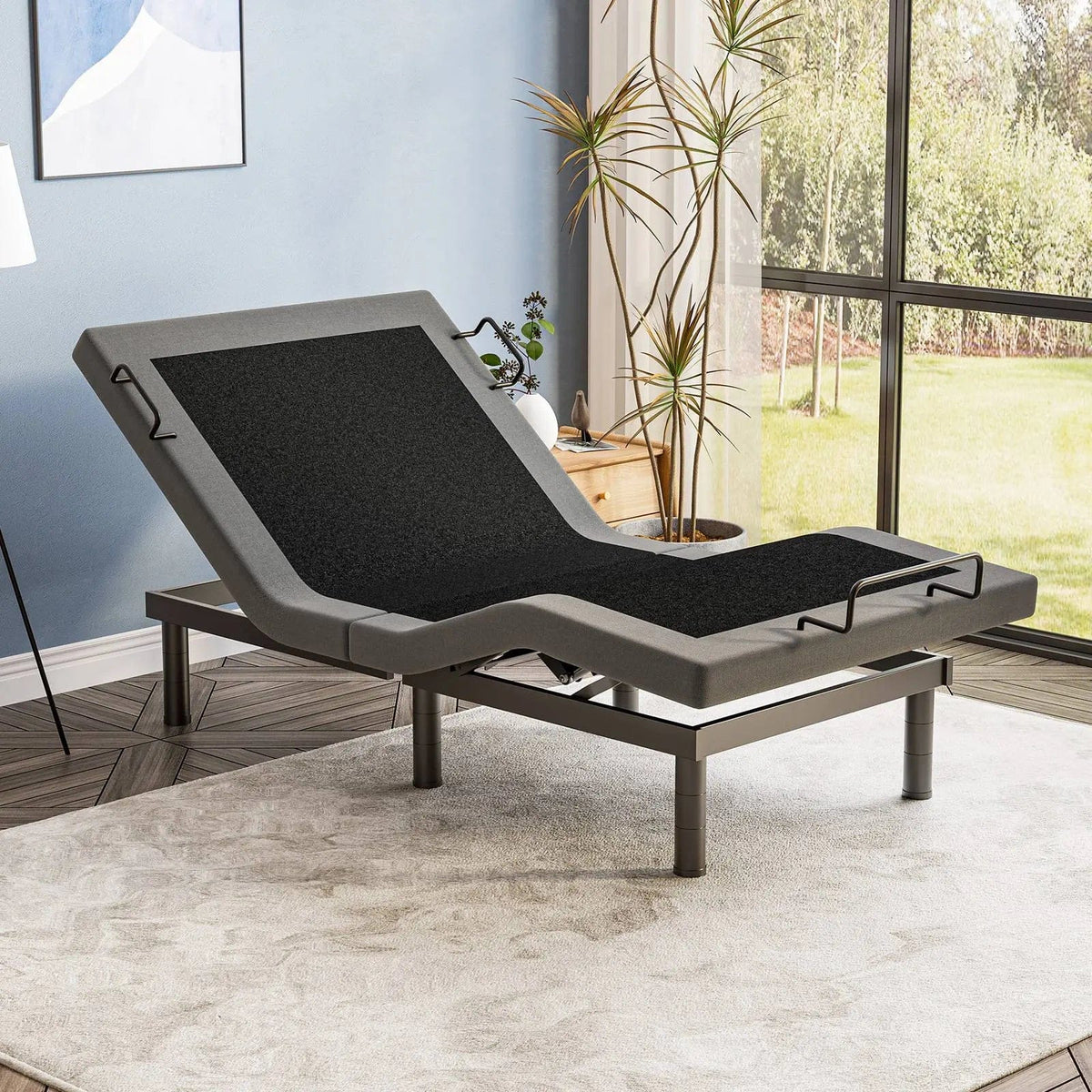 Fold & Travel Mobility Zero Gravity Anti-Snore Adjustable Bed Frame with Wireless Remote