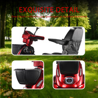 Fold & Travel Mobility NINA Heavy-Duty All-Terrain Mobility Scooter – Dual Battery, Long Range, 800W Power