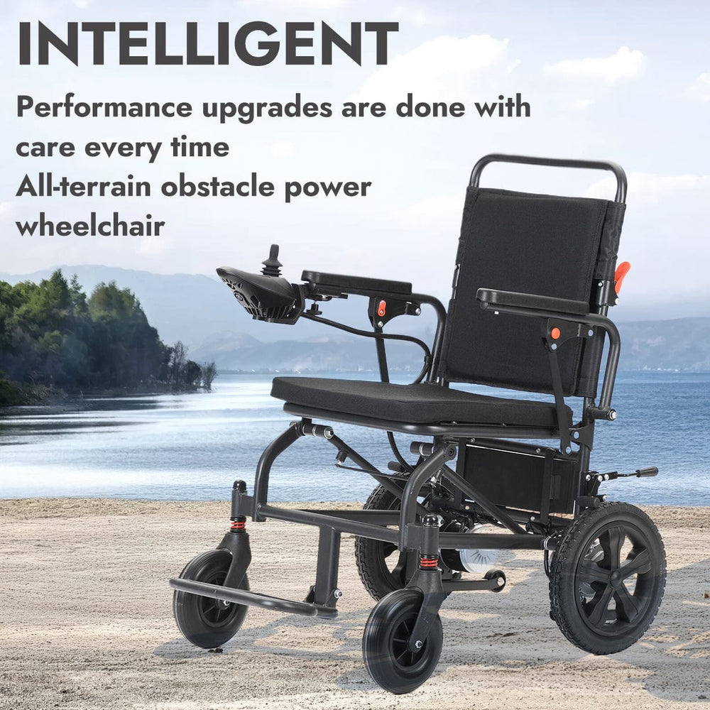 Fold and Travel Electric Wheelchair Lightweight Foldable Electric Wheelchair Mobility Scooter Wheel chair Automated Narrow Design For Adults and Seniors