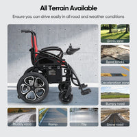Fold & Travel Mobility accessibility equipment Powerful Electric Wheelchair W5213