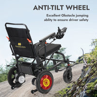 Fold and Travel Electric Wheelchair Lightweight Foldable Electric Wheelchair Mobility Scooter Wheel chair Automated Narrow Design For Adults and Seniors