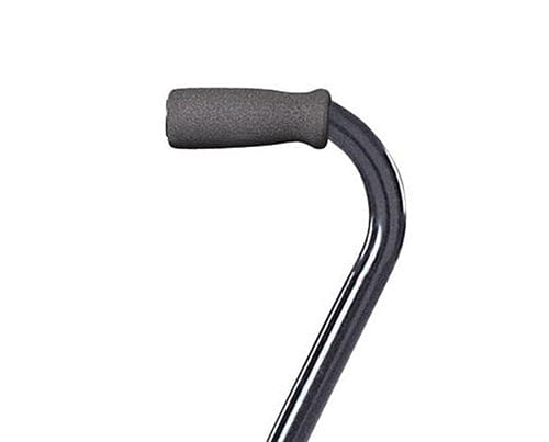 Complete Medical Mobility Products Hand Grip for Quad Cane & Offset Cane, Gray, Foam