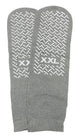 Complete Medical Aids to Daily Living Slipper Socks; XXL Grey Pair Men's 12-13