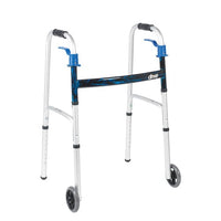 Complete Medical Mobility Products Walker Folding Trigger Release Junior with 5" Wheels